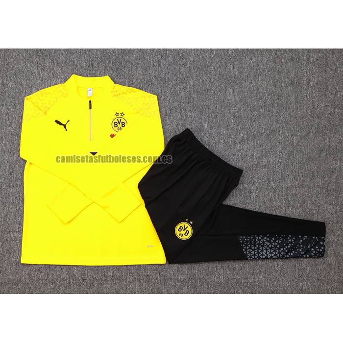 Chandal de Sudadera del Borussia Dortmund 2023 2024 Amarillo
